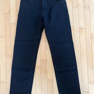 Wrangler Men's Dark Blue Straight Jeans